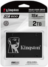 Kingston SKC600/2048G - SATA III SFF 2.5" KC600 Series 2TB SSD for Desktop/Notebook