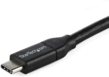 StarTech.com USB C To USB C Cable - 3 ft / 1m - USB-IF Certified - 5A PD - USB 2.0 - USB Type C Charging Cable - USB C Fast Charge Cable (USB2C5C1M) Black 3 ft/ 1 m