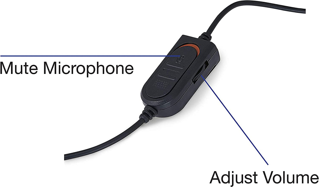 Verbatim Mono 3.5mm Headset with Microphone and in-Line Remote Mono - In-Line Remote