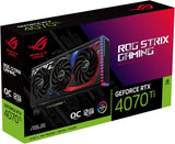 ASUS ROG Strix NVIDIA GeForce RTX™ 4070 Ti OC Edition Gaming Graphics Card (PCIe 4.0, 12GB GDDR6X, HDMI 2.1a, DisplayPort 1.4a)