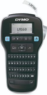 DYMO Label Maker LabelManager 160 Portable Label Maker, Easy-to-Use, One-Touch Smart Keys, QWERTY Keyboard, Large Display, for Home &amp; Office Organization, Black Machine Only