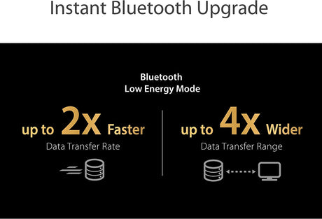 ASUS USB-BT500 Bluetooth 5.0 USB Adapter with Ultra Small Design, Backward Compatible with Bluetooth 2.1/3.x/4.x