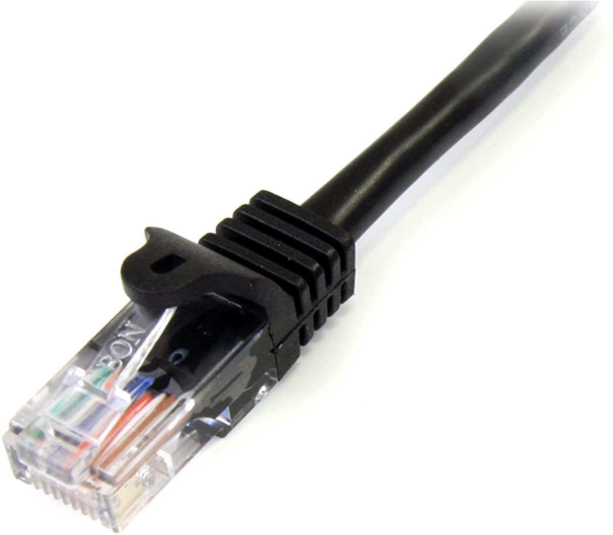 StarTech.com Cat5e Patch Cable with Snagless RJ45 Connectors - 10 ft - M/M - Black (45PATCH10BK) 10 ft / 3m Black
