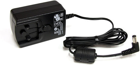 StarTech.com DC Adapter - 12V Adapter - 1.5A - Universal Power Adapter - AC Adapter - DC Power Supply - DC Power Cord - Replacement Adapter (IM12D1500P) Black 12V, 1.5A M-type Barrel Connector