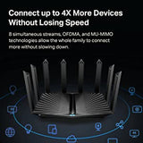 TP-Link AX7800 Tri-Band WiFi 6 Router (Archer AX95) - 8-Stream 2.5G Multi-Gigabit Router, Dual WAN Ports (2.5G+1G), 1.7GHz Quad-Core CPU, Smart VPN Router AX7800, 2.5G Port