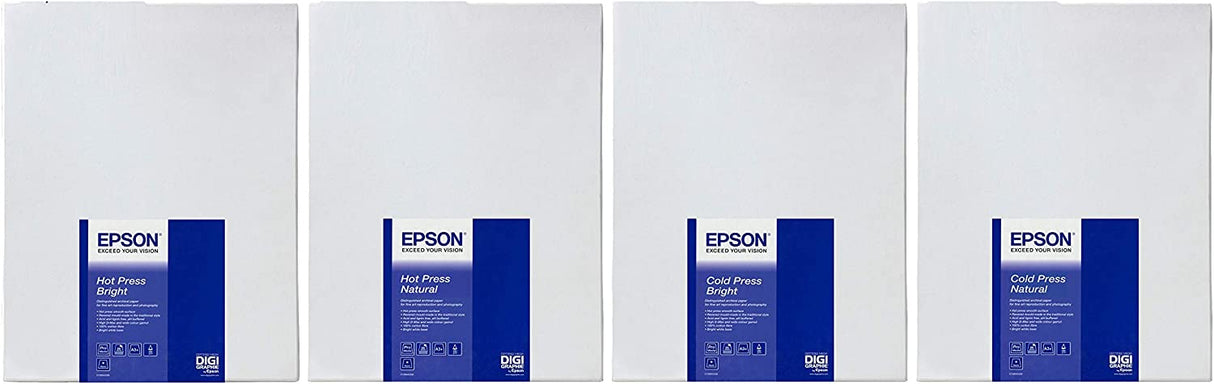 Epson Cold Press Bright Matte Inkjet Photo Paper 44" x 50' Roll S042315