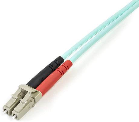 StarTech.com 5m Fiber Optic Cable - 10 Gb Aqua - Multimode Duplex 50/125 - LSZH - LC/LC - OM3 - LC to LC Fiber Patch Cable LC-LC 15 ft / 4.5 m