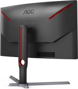 AOC Gaming CQ27G3S Frameless Curved Gaming Monitor, QHD 2K 2560x1440, 1000R VA, 165Hz 1ms, FreeSync Premium