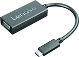 Lenovo USB-C to VGA Adapter, Black GX90M44578