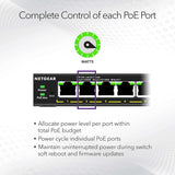 NETGEAR 5 Port PoE Gigabit Ethernet Plus Switch (GS305EPP) - with 4 x PoE+ @ 120W, Desktop or Wall Mount Plus 5 Port | 4xPoE+ 120W