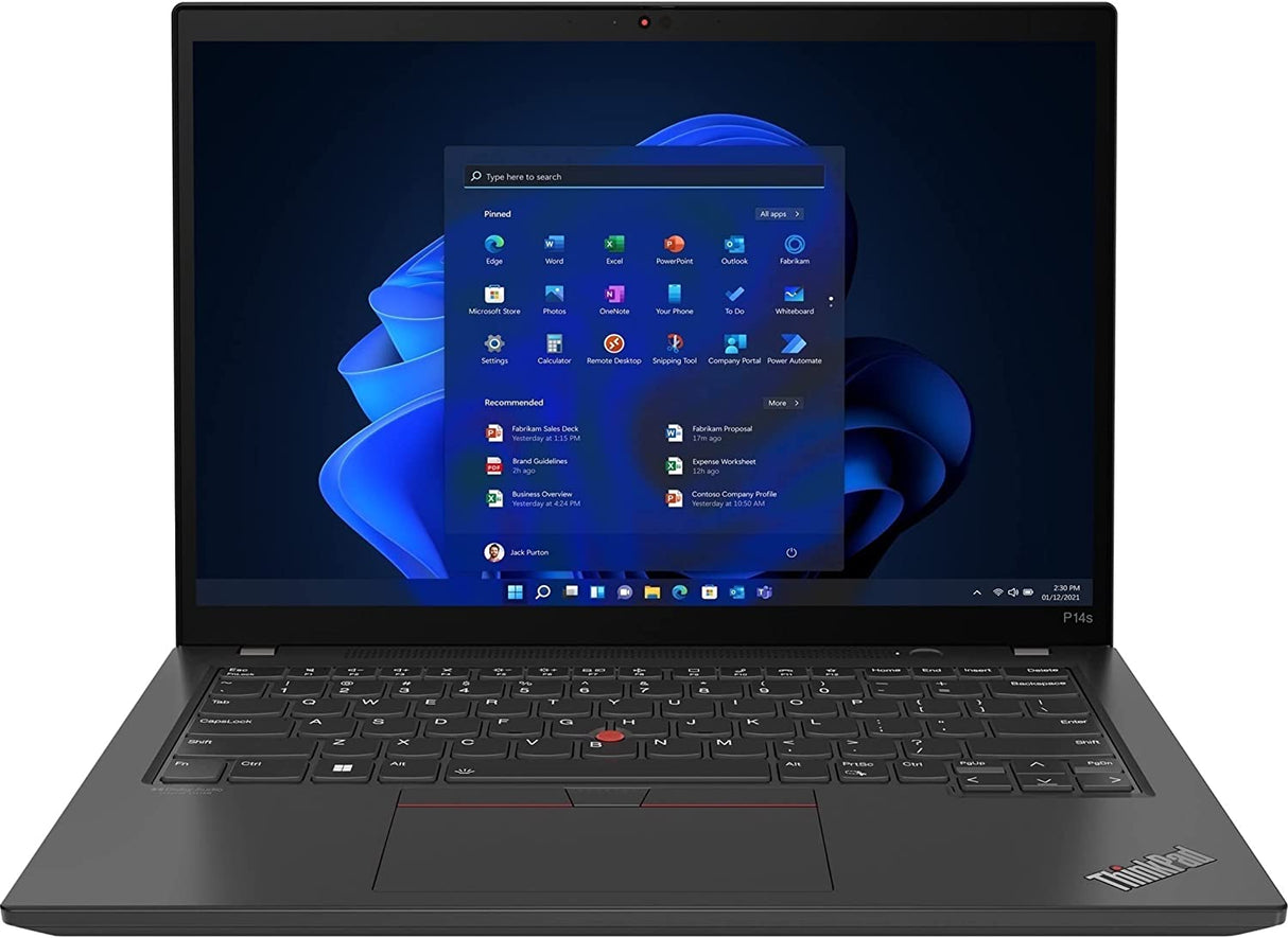 Lenovo ThinkPad P14s Gen 3 21J5001NUS 14" Touchscreen Mobile Workstation - WQUXGA - 3840 x 2400 - AMD Ryzen 7 PRO 6850U Octa-core (8 Core) 2.70 GHz - 32 GB Total RAM - 32 GB On-Board Memory - 512 GB