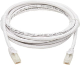 Tripp Lite, Safe-IT, Cat6a Ethernet Cable, Bacteria Resistant, 10G Certified Snagless, UTP (RJ45 M/M), White, 14 Feet / 4.25 Meters, Lifetime Manufacturer's Warranty (N261AB-014-WH)