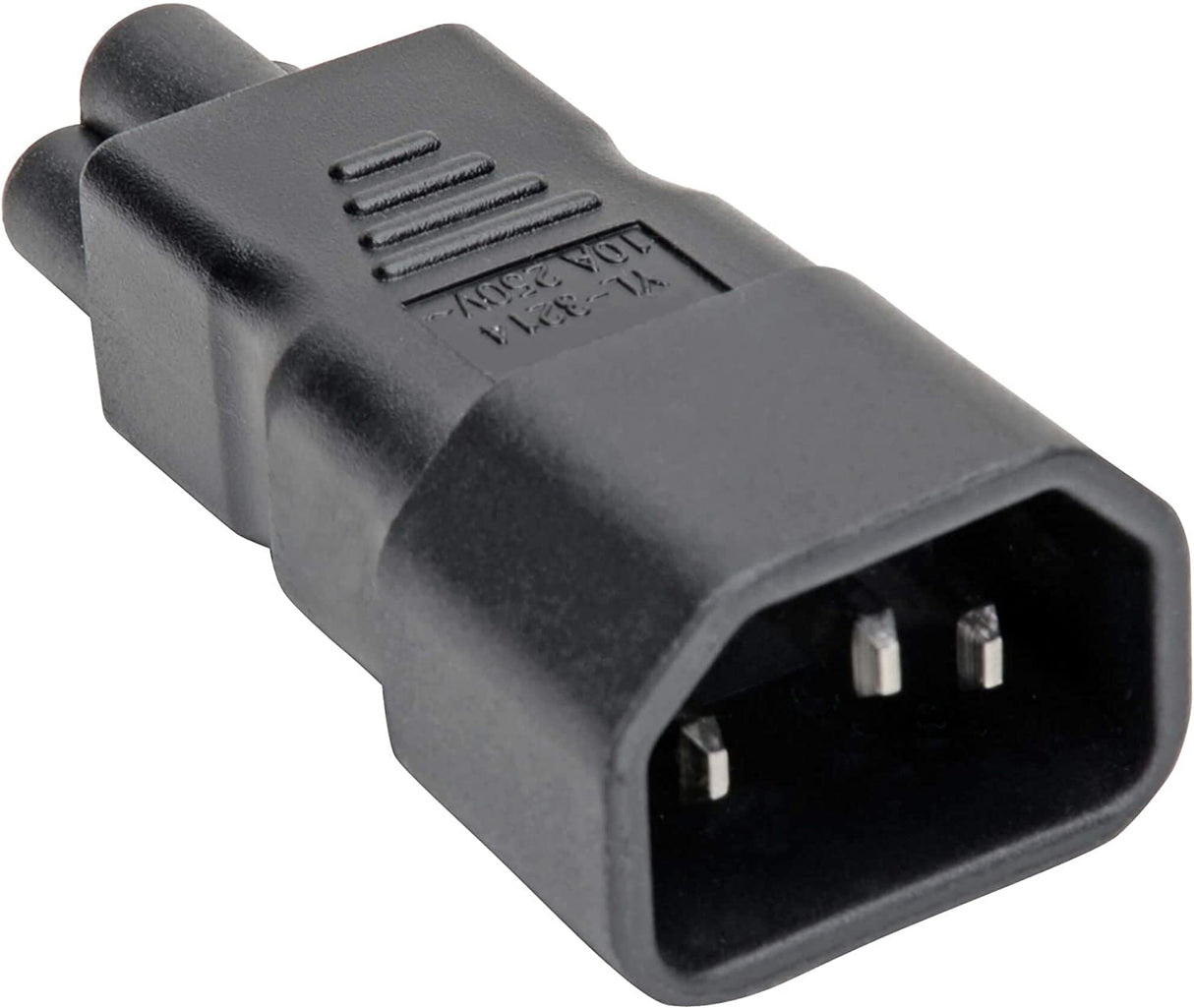Tripp Lite Power Cord Adapter (C14 to C5 Adapter), 10A, 250V, Black, (P014-000)