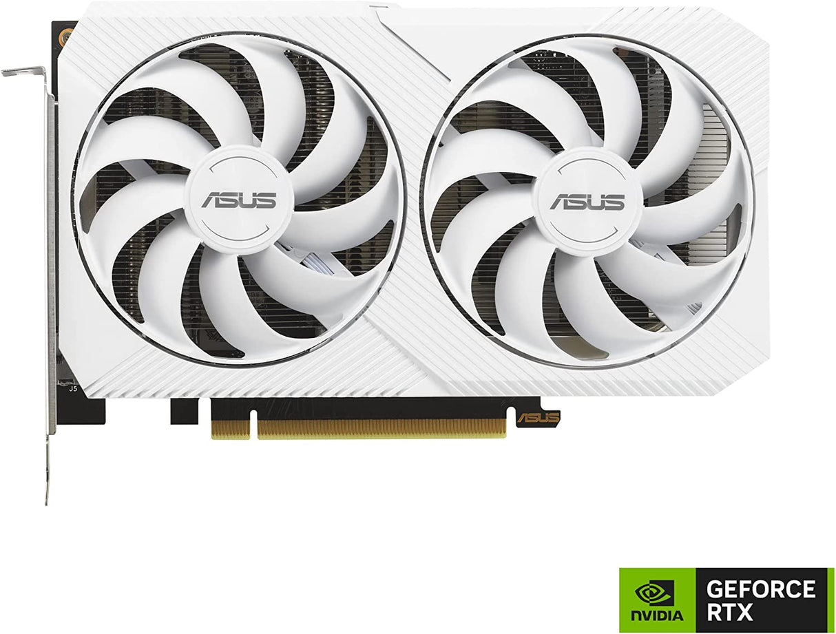 ASUS Dual GeForce RTX™ 3060 White OC Edition 8GB GDDR6 (PCIe 4.0, 8GB GDDR6, HDMI 2.1, DisplayPort 1.4a)