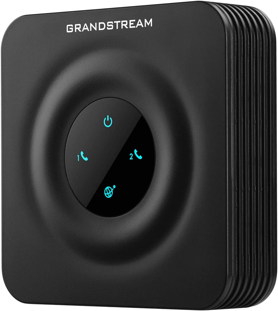 Grandstream GS-HT802 2 Port Analog Telephone Adapter VoIP Phone &amp; Device, Black