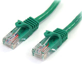 StarTech.com Cat5e Ethernet Cable - 15 ft - Green- Patch Cable - Snagless Cat5e Cable - Network Cable - Ethernet Cord - Cat 5e Cable - 15ft (45PATCH15GN) 15 ft / 4.5m Green