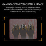 ASUS TUF Gaming P1 Portable Gaming Mouse pad (Nano-Coated, Water-Resistant Surface, Durable Anti-fray Stitching, and Non-Slip Rubber Base), Demon Slayer, INOSUKE