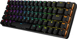 ASUS ROG Falchion NX 65% Wireless RGB Gaming Mechanical Keyboard | ROG NX Blue Clicky Switches, PBT Doubleshot Keycaps, Wired / 2.4G Hz, Touch Panel, Keyboard Cover Case, Macro Support