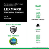CIG 201207P Remanufactured High Yield Toner Cartridge for Lexmark MS817, One Size, Black