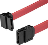 StarTech.com 12in SATA to Right Angle SATA Serial ATA Cable (SATA12RA1) 12 inch Right Angle