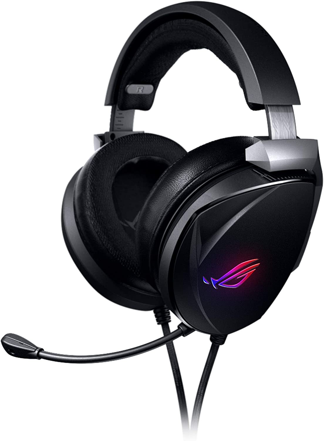 ASUS Gaming Headset ROG Theta 7.1 | Ai Noise Cancelling Headphones with Mic | ROG Home-Theatre-Grade 7.1 DAC, and Aura Syn RGB Lighting Black Theta 7.1 (Wired) Headset