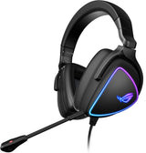 ASUS ROG Delta S Gaming Headset with USB-C | Ai Powered Noise-Canceling Microphone | Over-Ear Headphones for PC, Mac, Nintendo Switch, and Sony Playstation | Ergonomic Design , Black Black Delta S (Wired) Headset