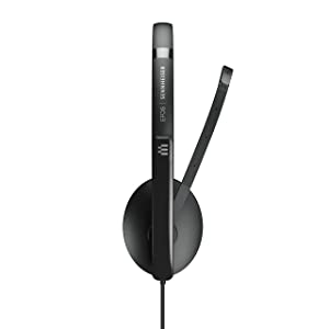 EPOS | Sennheiser Adapt 135T USB-C II (1000904) - Wired, Single-Sided Headset - 3.5mm Jack/USB-C Connectivity, MS Teams Certified-UC Optimized-Superior Sound-Enhanced Comfort-Call Control - Black