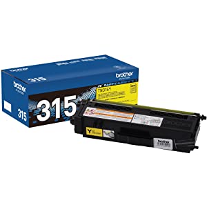Brother TN-315Y DCP-9050 9055 9270 HL-4140 4150 4570 MFC-9460 9465 9560 9970 Toner Cartridge (Yellow) in Retail Packaging Yellow Single Toner