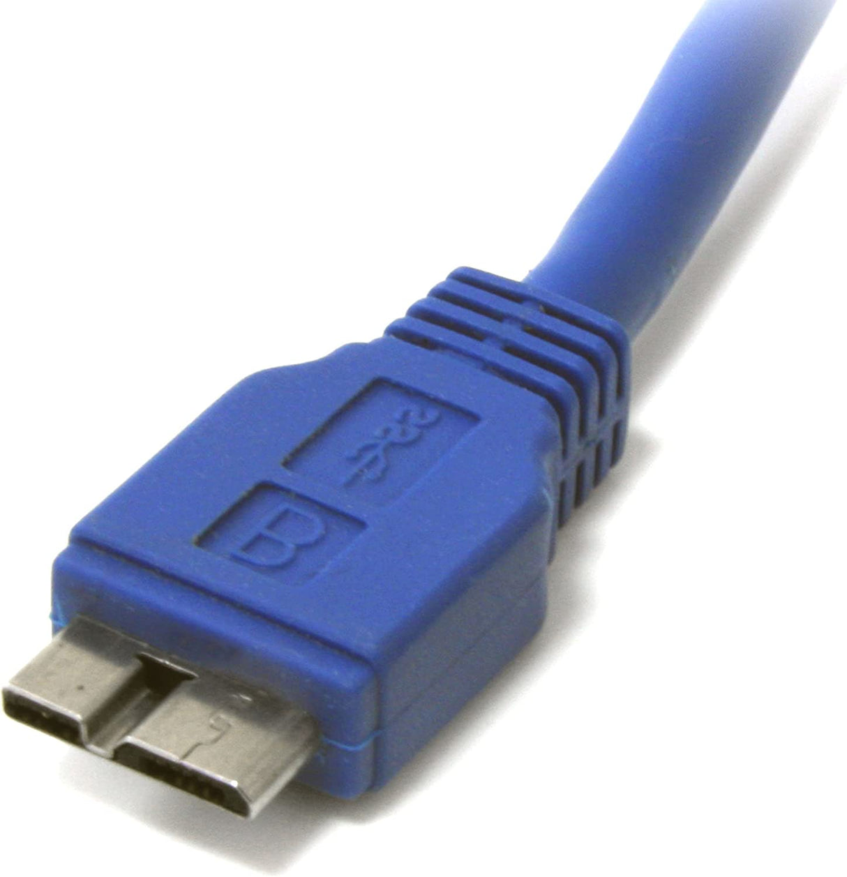 StarTech.com 1 ft SuperSpeed USB 3.0 Cable A to Micro B - 30cm USB 3 to Micro B Cord (USB3SAUB1), Blue 1 Feet Blue
