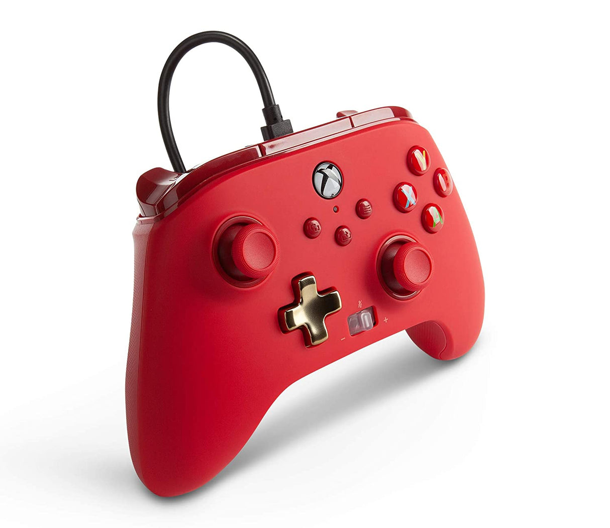PowerA Enhanced Wired Controller for Xbox - Red, Gamepad, Wired Video Game Controller, Gaming Controller, Xbox Series X|S, Xbox One - Xbox Series X