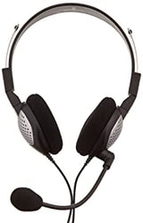 Andrea Electronics C1-1022600-1 model NC-185 VM USB High Fidelity Stereo USB Computer Headset with Noise Canceling Microphone and Volume/Mute Controls Standard Packaging