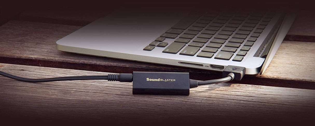 Creative Labs Sound Blaster Play! 3 External USB Sound Adapter for Windows and Mac. Plug and Play (No Drivers Required). Upgrade to 24-Bit 96Khz Playback