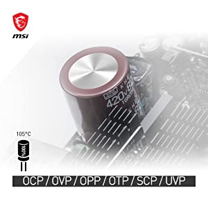 MSI MPG A850G PCIE 5 & ATX 3.0 Gaming Power Supply - Full Modular - 80 Plus  Gold Certified 850W - 100% Japanese 105°C Capacitors - Compact Size - ATX