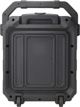 iLive ISB659B Wireless Tailgate Party Speaker, with Built-in Rechargeable Battery and Roller Wheels, Black