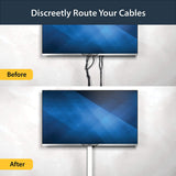 StarTech.com 5.6ft Server Rack Cable Management - Customizable 1.5 x 1in Open Slot Network &amp; Data Finger Duct Wire Raceway Organizer w/ Cover (AD105X1) 2.0 in (50 mm) x 1.0 in (2.5 cm)