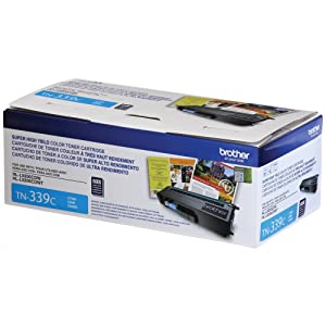 Brother TN339C Super High Yield Toner, Cyan