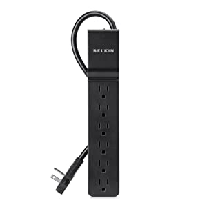 Belkin 6-Outlet Surge Protector with 6-Feet Power Cord