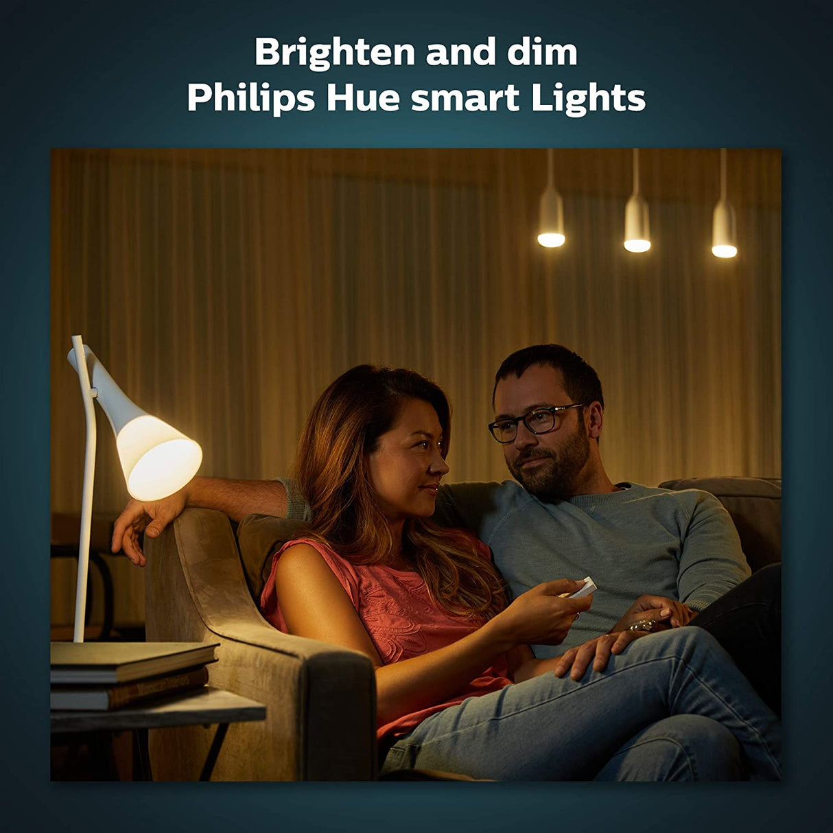 Philips Hue v2 Smart Dimmer Switch and Remote, Installation-Free, Smart Home, Exclusively for Philips Hue Smart Lights (2021 Version), white (562777)