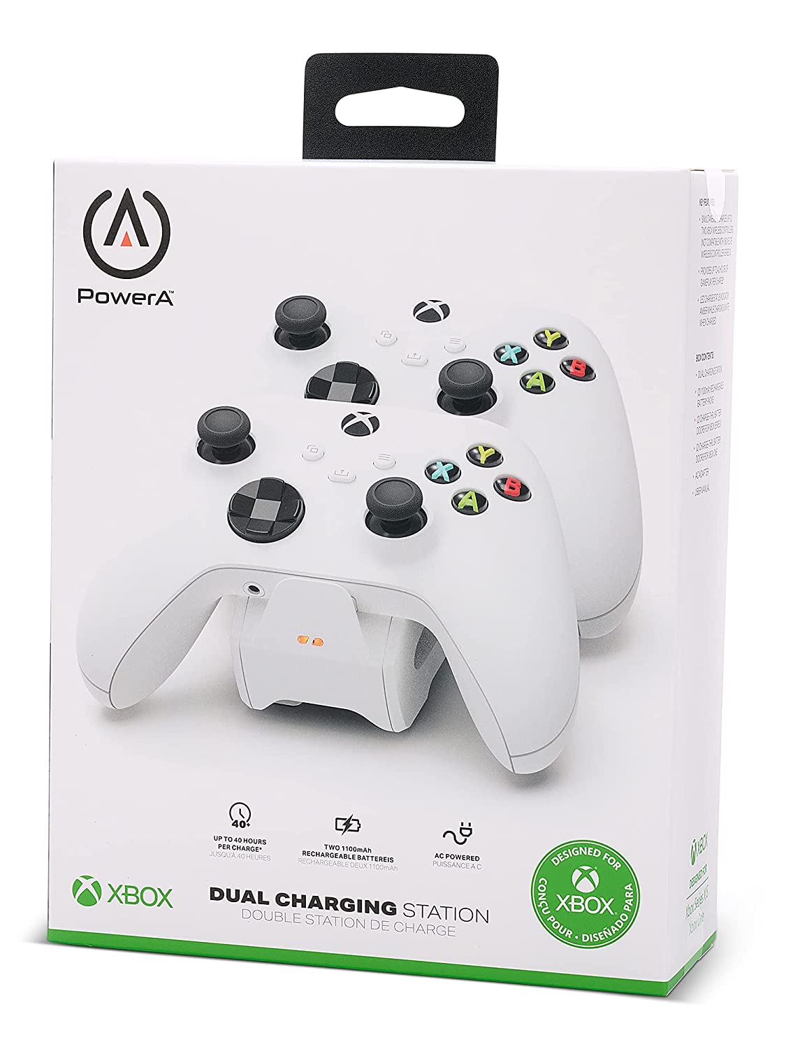 PowerA Duo Charging Station for Xbox Series X|S - White Duo Charge White