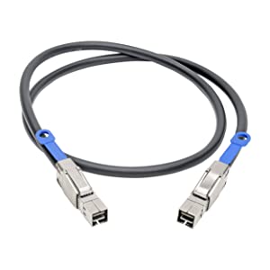 Tripp Lite Mini SAS External HD Cable, SFF-8644 to SFF-8644 Cable, 12 Gbps, 1 m. (S528-01M) 1 m (3.3 ft)