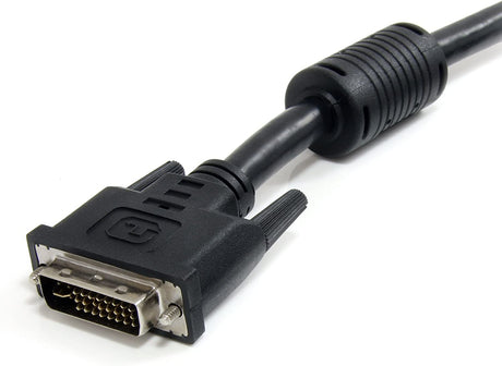 StarTech.com DVI-I Extension Cable - 6 ft - Dual Link - Digital and Analog - Male to Female Cable - Computer Monitor Cable - DVI Cord (DVIIDMF6)