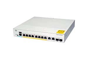 Cisco Catalyst 1000-8T-2G-L Network Switch, 8 Gigabit Ethernet (GbE) Ports, 2X 1G SFP/RJ-45 Combo Ports, Fanless Operation, Enhanced Limited (C1000-8T-2G-L)