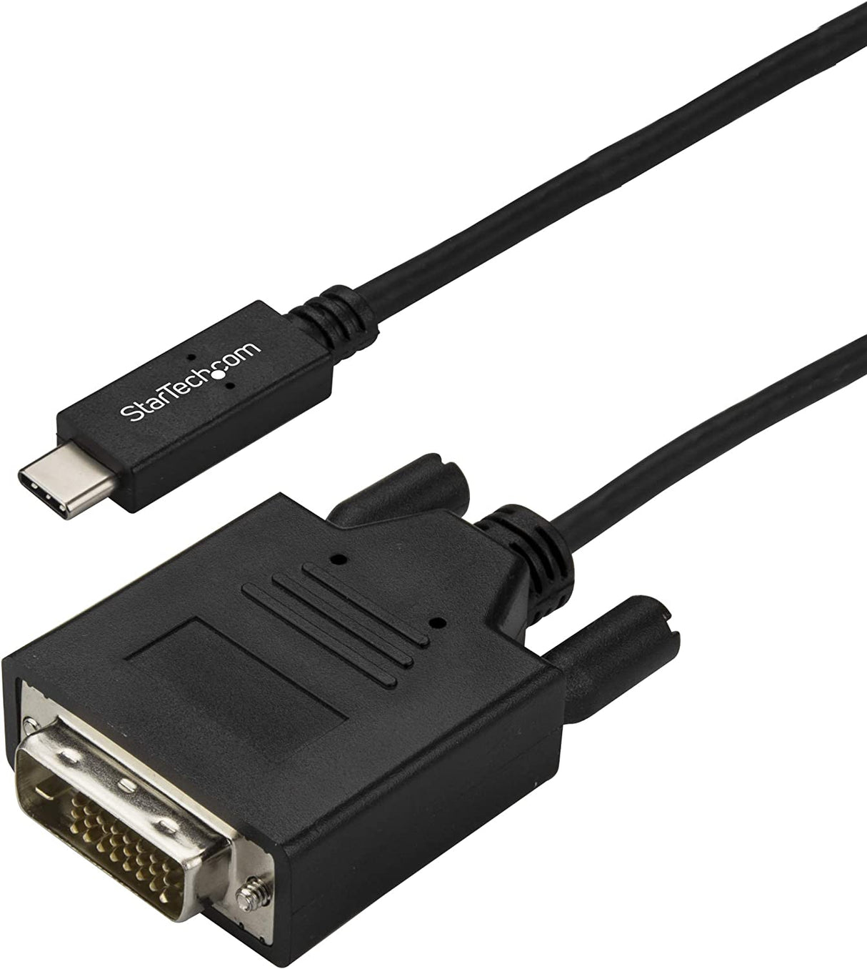 StarTech.com 10ft (3m) USB C to DVI Cable - 1080p (Single Link) USB Type-C (DP Alt Mode HBR2) to DVI-Digital Video Adapter Cable - Works w/ Thunderbolt 3 - Laptop to DVI Monitor/Display (CDP2DVI3MBNL) 9.8 feet