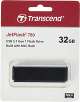 Transcend 32GB JetFlash 780 USB 3.0 Flash Drive (TS32GJF780), Black 32 GB
