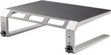 StarTech.com Monitor Riser Stand - for up to 32" Monitor - Height Adjustable - Computer Monitor Riser - Steel and Aluminum (MONSTND), Black