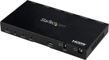 StarTech.com 2-Port HDMI Splitter (1x2) - 4K 60Hz UHD HDMI 2.0 Audio Video Splitter w/Scaler &amp; Audio Extractor (3.5mm/SPDIF) - Dual HDMI Splitter (1-in 2-Out) - EDID Copy - TV/Projector (ST122HD20S)