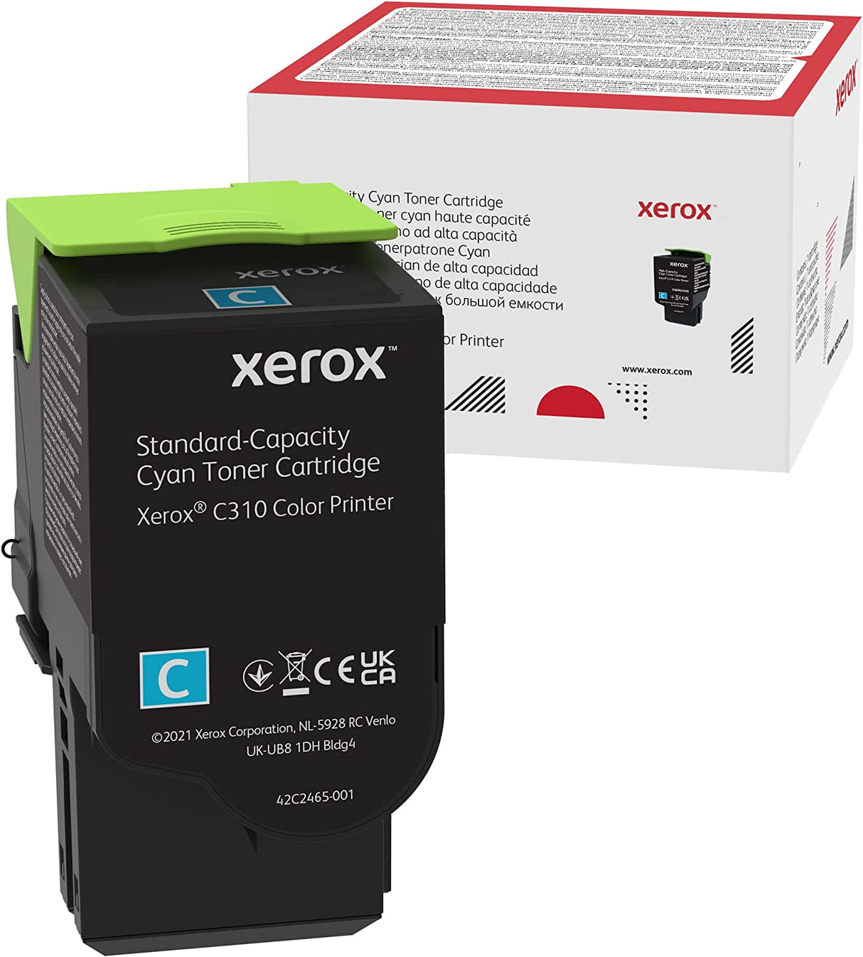 Xerox C310 Standard Yield Cyan Toner Cartridge (2,000 Yield) (Use &amp; Return)
