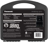 Panasonic K-KJ17KHC82A eneloop pro High Capacity Power Pack, 8AA, 2AAA, with "Advanced" Individual Battery Charger and Plastic Storage Case Pro Power Pack Power Pack