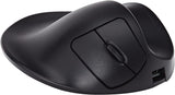 Hippus Handshoemouse the only mouse that fits like a glove Hippus M2WB-LC Wired Light Click HandShoe Mouse (Right Hand, Medium, Black) Medium-Right-Wired