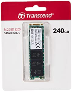 Transcend TS240GMTS820S 240GB M.2 SATA III 6GB/S SSD 3D TLC Flash 80mm Form Factor